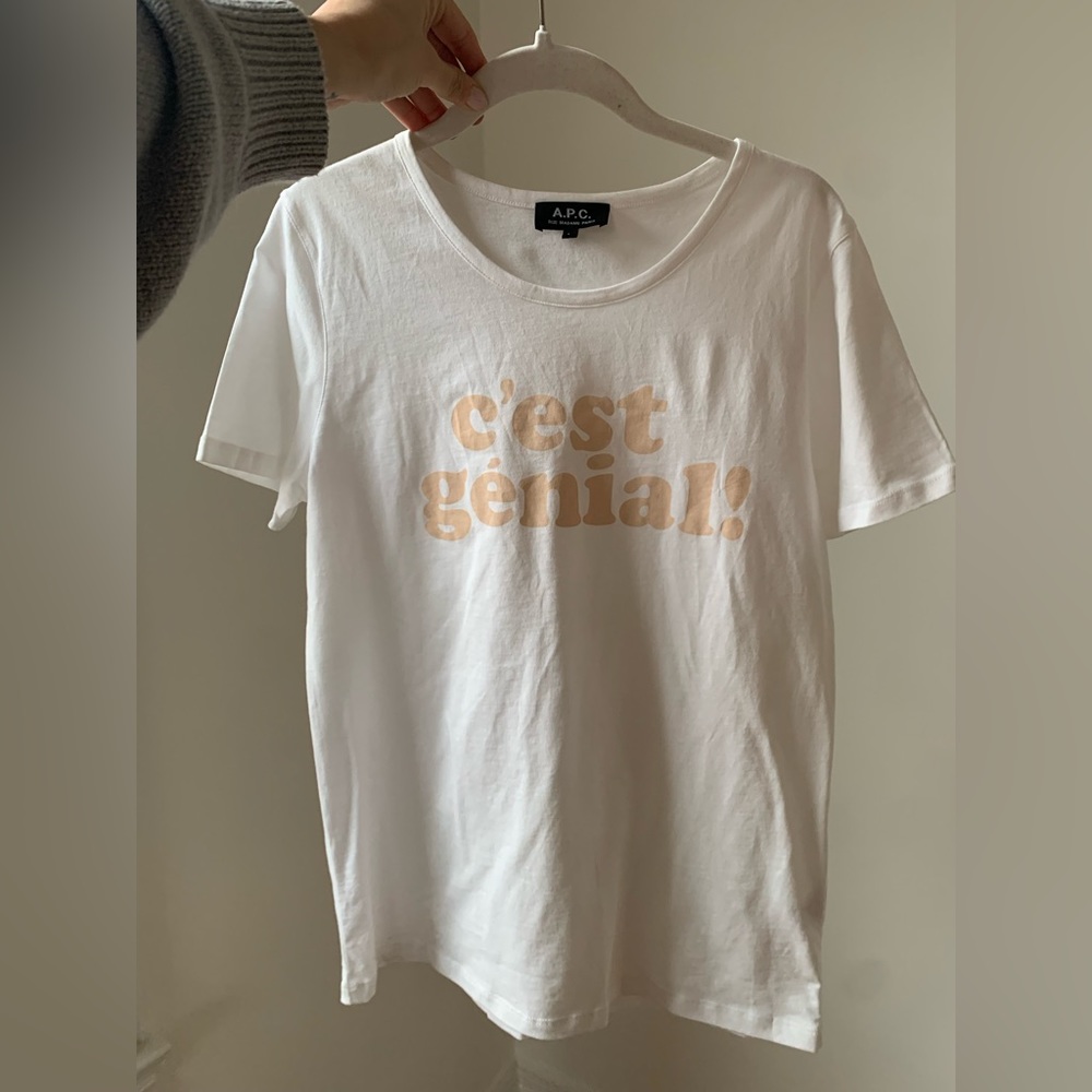 A.P.C. C’est genial! Cotton Tee